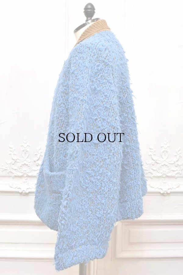 画像2: Kota Gushiken　" Fisherman's Wool Fur Jacket "　col.Light Blue