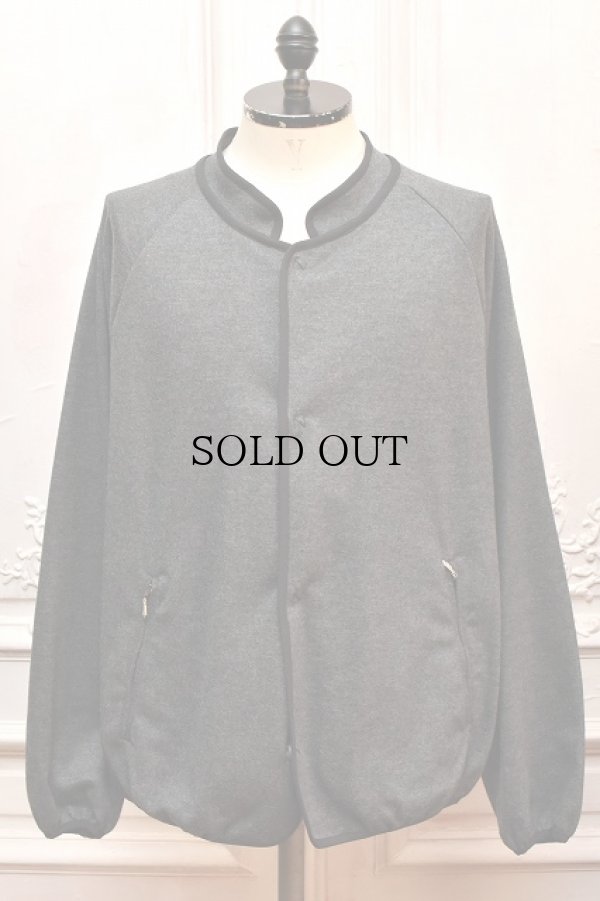 画像1: NICENESS　" SADE - 120s Ｗool Milled Piping Jacket "　col.Heather Gray