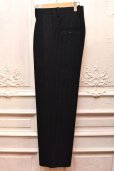 画像4: m's braque　" Tucked Baggy Pants "　col.Navy Chalk Stripes