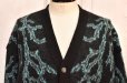 画像2: NICENESS　" COBAIN - Mohair Silk Thunder Cardigan "　col.Black (2)