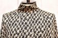 画像2: m's braque　" High necked Long Sleeve Pullover - Geometric Pattern "　col.Black / White (2)