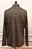 画像4: m's braque　" High necked Long Sleeve Pullover - Classic Pattern "　col.Navy / Green (4)