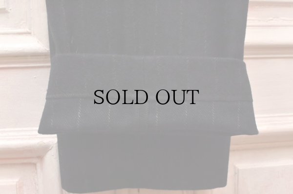 画像5: m's braque　" Tucked Baggy Pants "　col.Navy Chalk Stripes