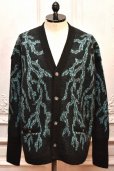 画像1: NICENESS　" COBAIN - Mohair Silk Thunder Cardigan "　col.Black (1)