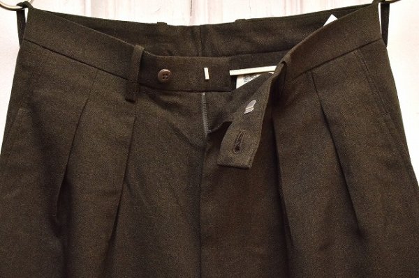 画像2: m's braque　" Tucked Baggy Pants "　col.Khaki