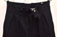 画像2: m's braque　" Tucked Baggy Pants "　col.Navy Chalk Stripes (2)