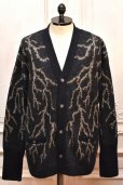 画像1: NICENESS　" COBAIN - Mohair Silk Thunder Cardigan "　col.Navy (1)