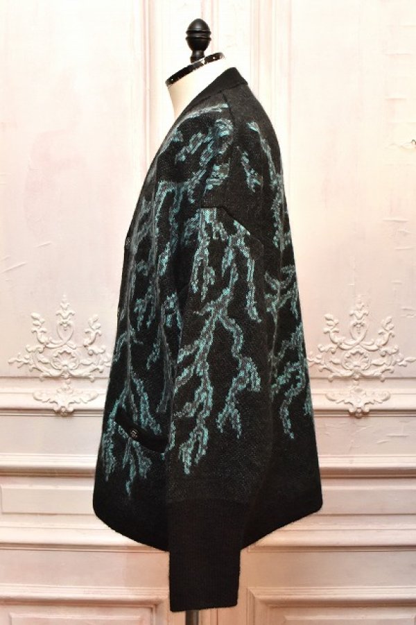 画像3: NICENESS　" COBAIN - Mohair Silk Thunder Cardigan "　col.Black