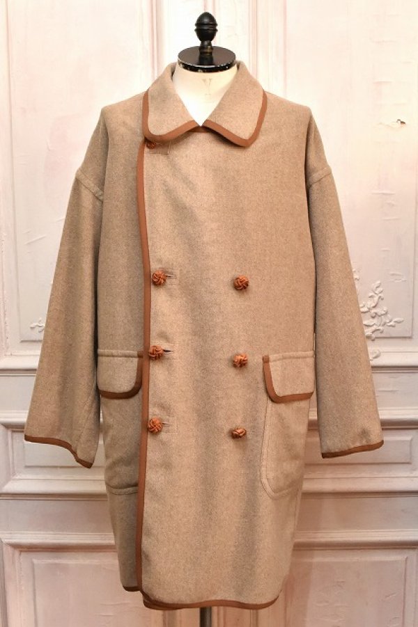 画像1: m's braque　" House Coat "　col.Natural / Brown