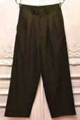 画像1: m's braque　" Tucked Baggy Pants "　col.Khaki (1)