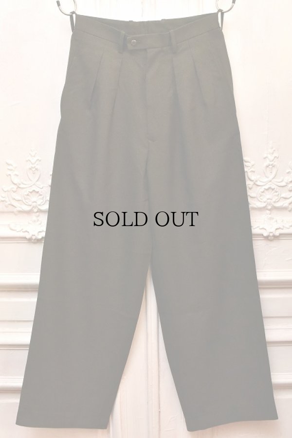 画像1: m's braque　" Tucked Baggy Pants "　col.Khaki
