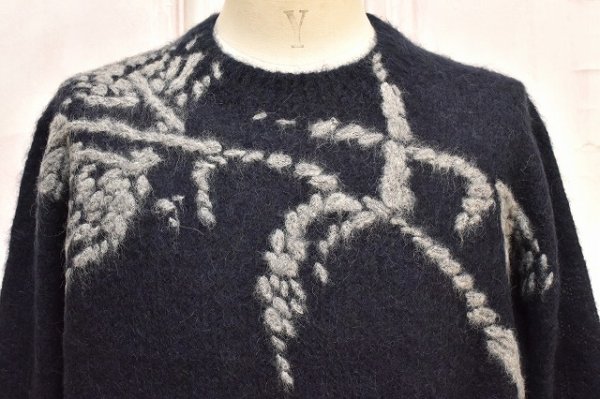 画像2: DRIES VAN NOTEN　" MOUCHE 2709 M.K.SWEATER "　col.NAVY