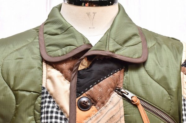 画像2: KHOKI　" Quilt jacket "　col.Beige