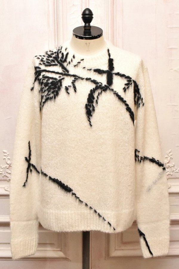 画像1: DRIES VAN NOTEN　" MOUCHE 2709 M.K.SWEATER "　col.WHITE