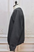 画像2: A.PRESSE　" Vintage Double V Sweatshirt "　col.Black (2)
