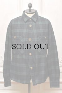 A MACHINE　" Buffalo Check Clown Shirts "　col.Black