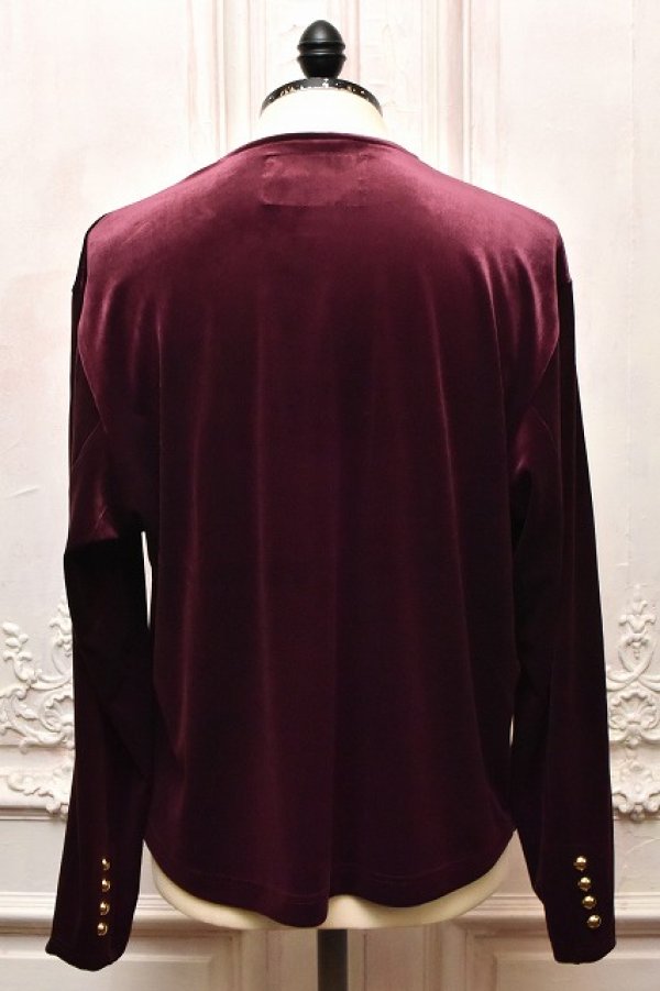 画像4: A MACHINE　" Velor Cardigan in Imitation of Laertes(Hamlet) "　col.Burgundy
