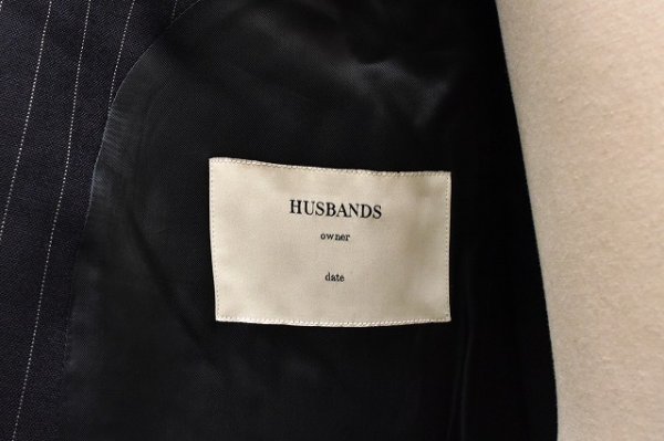 画像7: HUSBANDS " Double Breasted Suit - Worsted Wool " col.Navy / Grey Pinstripe