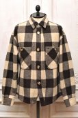 画像1: A MACHINE　" Buffalo Check Clown Shirts "　col.Beige (1)