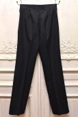 画像10: HUSBANDS　" Double Breasted Suit - Worsted Wool "　col.Navy / Grey Pinstripe