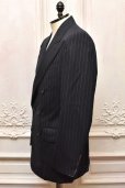 画像4: HUSBANDS　" Double Breasted Suit - Worsted Wool "　col.Navy / Grey Pinstripe