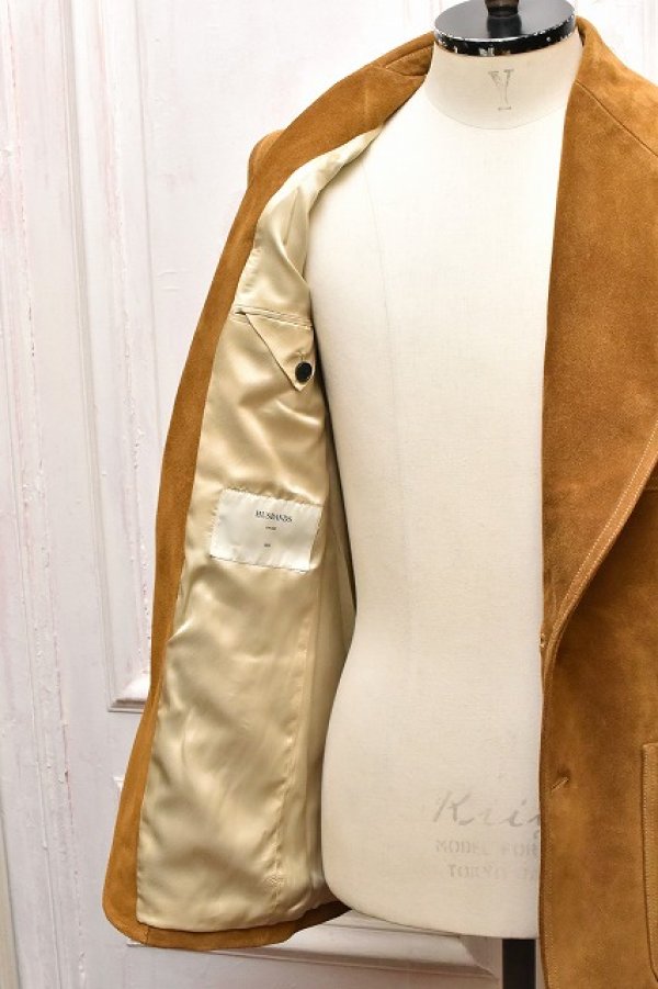 画像5: HUSBANDS　" Single Breasted Jacket - Spilit Calf Suede "　col.Caramel