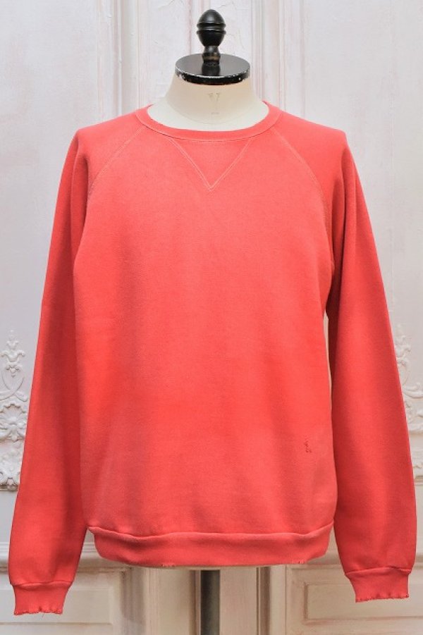 画像1: A.PRESSE　" Vintage Double V Sweatshirt "　col.Red