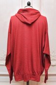 画像3: O- (0-CHO-RUI.LAB)　" MERINO HOODIE "　col.Red Navy Stripe (3)