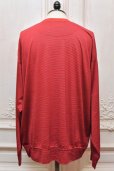 画像3: O- (0-CHO-RUI.LAB)　" MERINO SWEATSHIRT "　col.Red Navy Stripe (3)