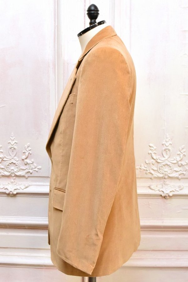 画像3: HUSBANDS　" Single Breasted Jacket - Cotton Velvet "　col.Beige