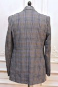 画像4: HUSBANDS　" Single Breasted Jacket - Wool Twill "　col.Black&Cobalt Prince of Wales