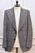 画像5: HUSBANDS　" Single Breasted Jacket - Wool Twill "　col.Black&Cobalt Prince of Wales