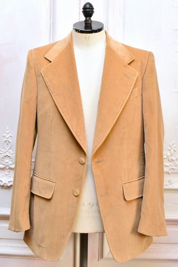 画像5: HUSBANDS　" Single Breasted Jacket - Cotton Velvet "　col.Beige
