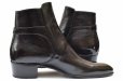 画像2: HUSBANDS　" Jodhpur Boots - Crackled Patent Calfskin "　col.Black (2)