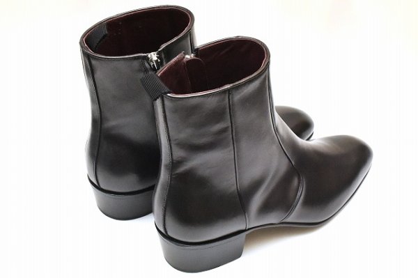 画像4: HUSBANDS　" Zipped Boots - Italian Box Calfskin "　col.Black