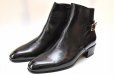 画像3: HUSBANDS　" Jodhpur Boots - Crackled Patent Calfskin "　col.Black