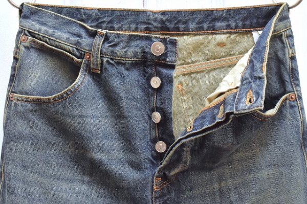 画像2: HUSBANDS　" Flared Jeans - Cotton Denim "　col.Washed Indigo