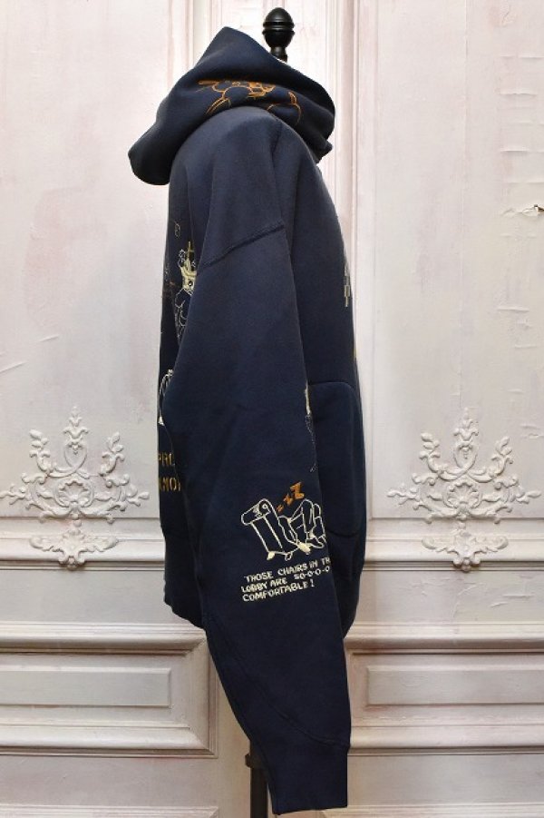 画像4: Samuel Zelig　" Varsity Hoodie "　col.Navy