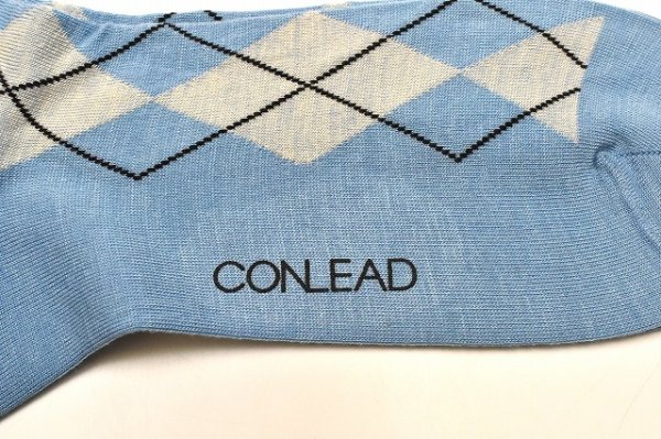 画像2: CONLEAD　" Argyle Wool Short "　col.Sax