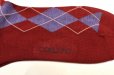 画像2: CONLEAD　" Argyle Wool Short "　col.Bordeaux (2)