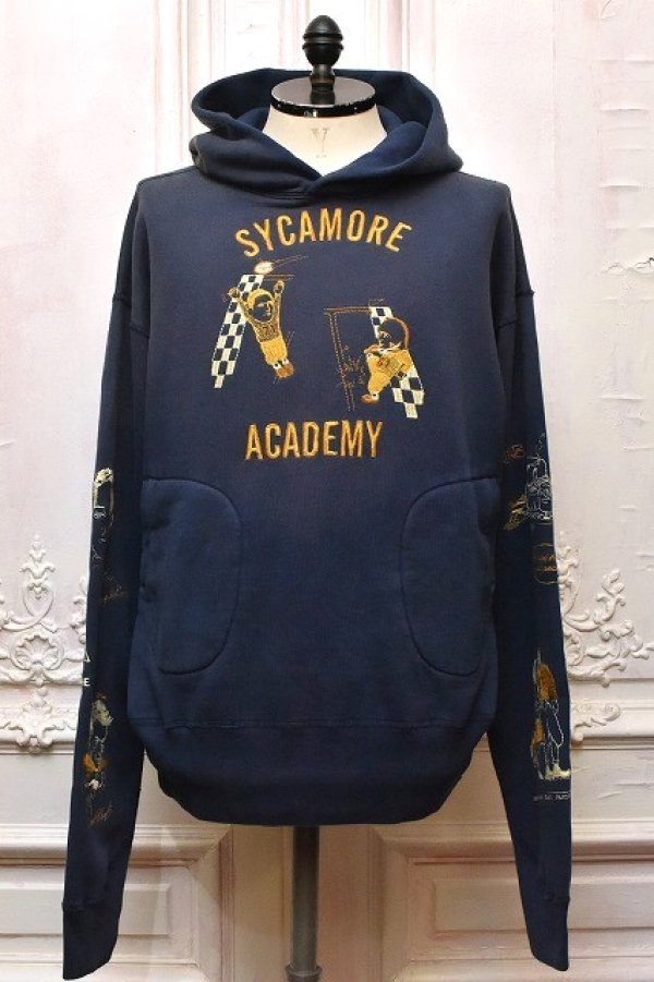 画像1: Samuel Zelig　" Varsity Hoodie "　col.Navy