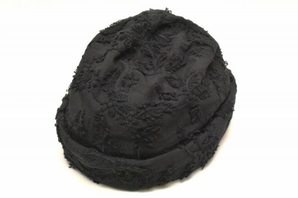 画像2: Nine Tailor　" Wabiske Dome Cap "　col.Black×Black