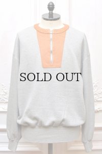 KYOU　" JEFFERSON - Leather Original Supima Aging Cotton Sweat "　col.Mid Gray