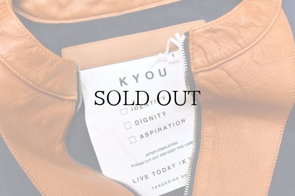 画像5: KYOU　" JEFFERSON - Leather Original Supima Aging Cotton Sweat "　col.Navy