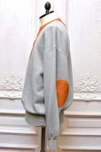 画像3: KYOU " JEFFERSON - Leather Original Supima Aging Cotton Sweat " col.Mid Gray (3)