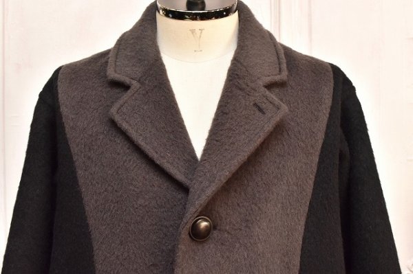 画像2: m's braque　" S4B Half Coat "　col.Charcoal / Black