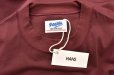 画像4: HANS　" Long Sleeve Tee - mathematics exclusive "　col.Bordeaux (4)