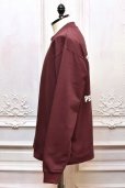 画像2: HANS　" Long Sleeve Tee - mathematics exclusive "　col.Bordeaux (2)