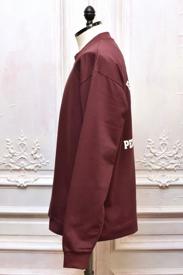 画像2: HANS　" Long Sleeve Tee - mathematics exclusive "　col.Bordeaux