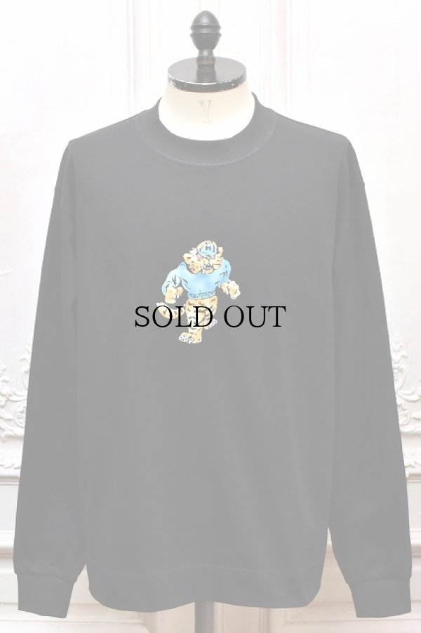 画像1: HANS　" Long Sleeve Tee - mathematics exclusive "　col.Black